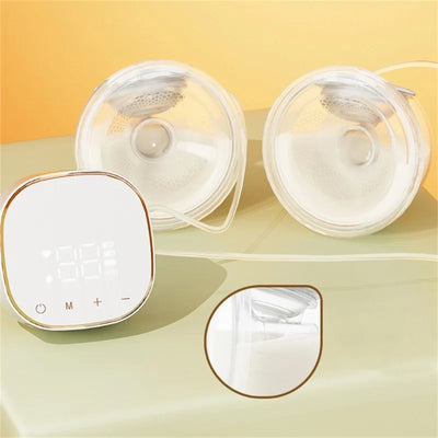 Tire-lait électrique double, rechargeable, facile à transporter, pour l'extérieur, USB, portable, mains libres, extracteur de lait portable, sans BPA