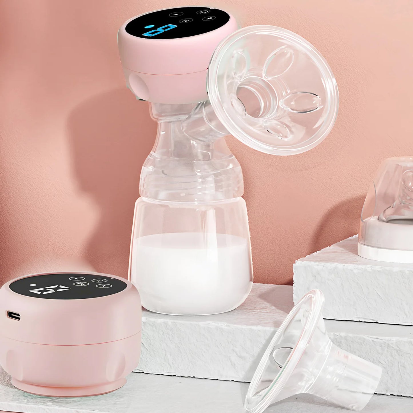 Nouveau tire-lait électrique portable rechargeable par USB, extracteur de lait portable, trayeur automatique, confort d'allaitement, sans BPA