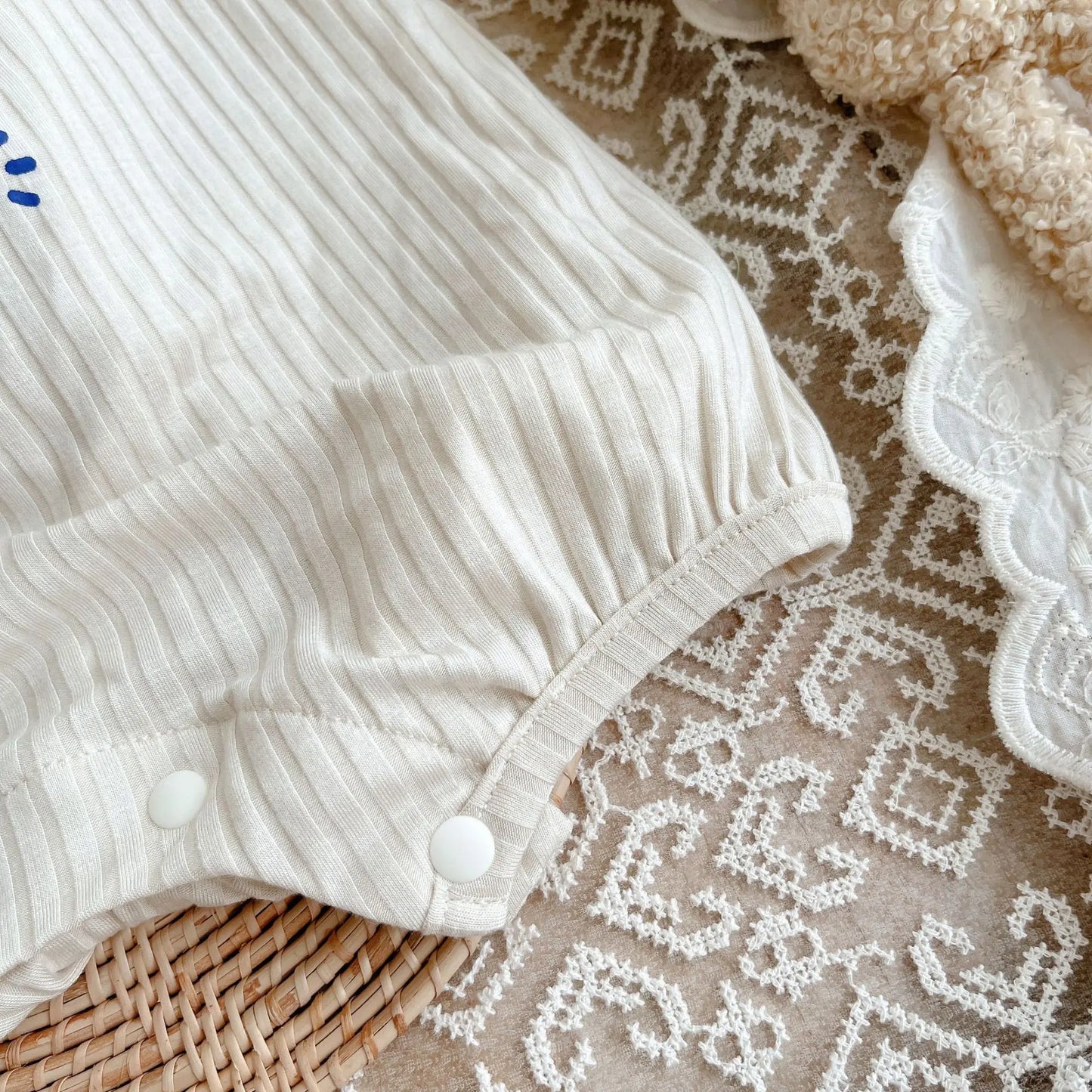 Combinaison mignonne à motif ours pour bébés et tout-petits - 90 % coton, fine et respirante, idéale pour l'été
