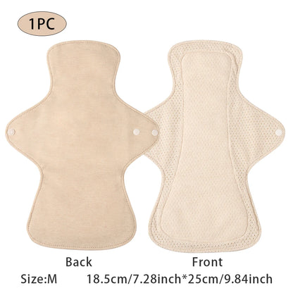 Serviettes hygiéniques en coton coloré BIAI, lavables et réutilisables, très absorbantes et respirantes, cadeau pour femme