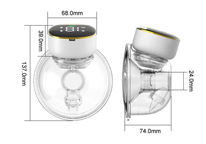 Nouveau tire-lait électrique portable LCD, automatique, mains libres, silencieux, rechargeable par USB, extracteur de lait pour bébé, allaitement maternel, sans BPA