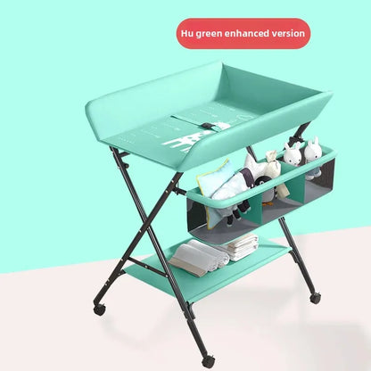 Multi-functional Baby Care Table, Newborn Baby Touch Table, Baby Diaper Changing Portable, Foldable Washable Bath Stand