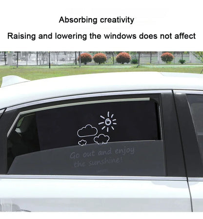 Cartoon Universal Side Window Sunshade UV Protection For Baby Children Car Magnetic Curtain In The Car Window Sunshade Cover