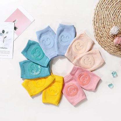 Accessoires pour bébé Genouillères Jambières Guêtres Sécurité Sourire Fille Garçon Enfants Ramper Coudières Genouillères Glissades Tout-petits Protecteur Nourrisson