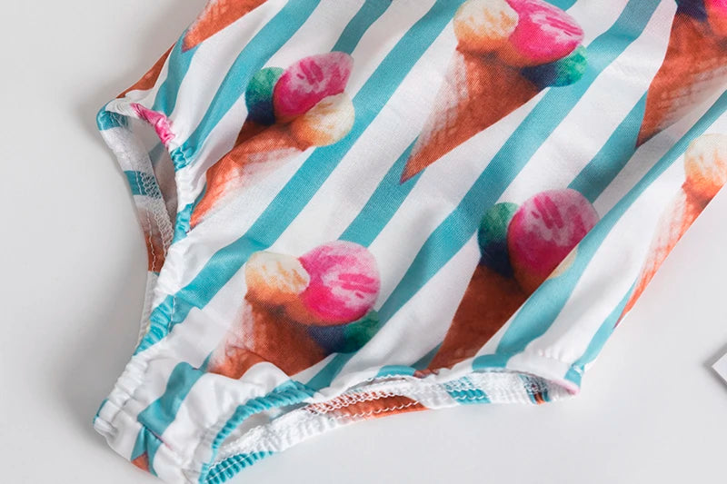 Maillots de bain pour bébé fille, ensemble bikini d'été, protection solaire, mignon, floral, pour tout-petits, maillots de bain une pièce pour la plage