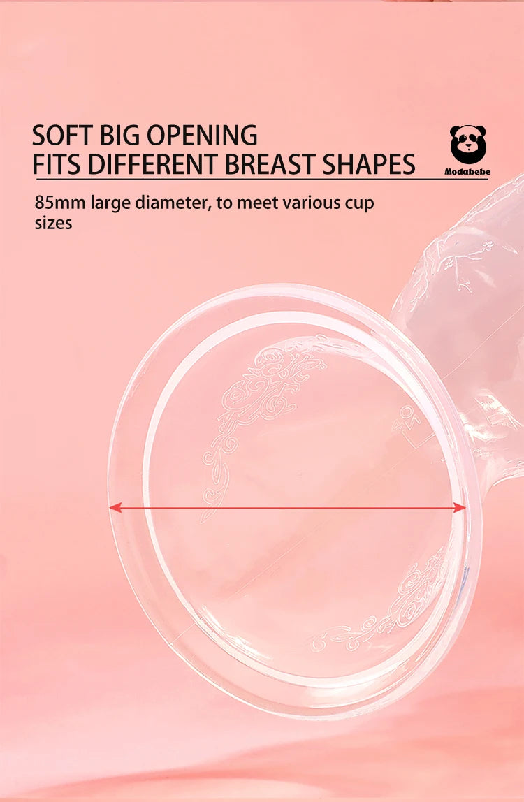 Modabebe Maternal Milk Collector Food Grade Silicone Manual Breast Silicone Pumps Breast Milk Savers