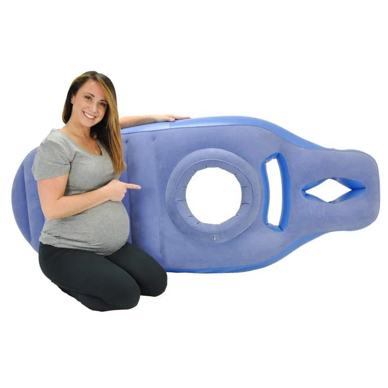 Coussin gonflable de grossesse, tapis de yoga pour femmes enceintes, matelas gonflable pour grossesse, maternité, corps, lit, oreiller, tapis de couchage