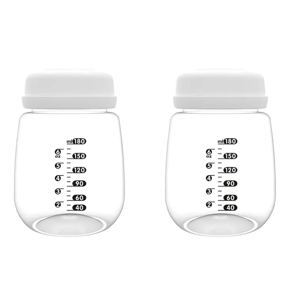 Bouteilles de collecte pour tire-lait Spectra S2/S1/9 Plus, bouteilles réutilisables de 180 ml avec collier et disque d'étanchéité