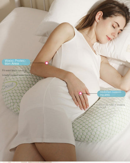 Coussin de grossesse doux en forme de U pour dormir sur le côté, coussin lombaire pour femmes enceintes, coussin de maternité, coussin pour le ventre, fournitures de grossesse
