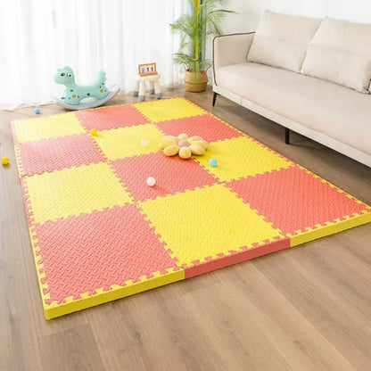 30×30x1.0cm Anti-slip Thickening Puzzle Mat Carpet for Baby Children's Room Game Playing Activity & Livingroom & Bedroom
