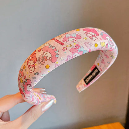 Sanliou Children's Cute Kuromi Headbands for Girls, Anti slip Headbands for Girls, bangs, Hair Breakers Artifactgift