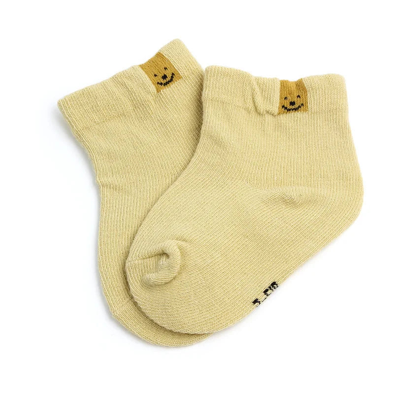 1 paire de chaussettes unisexes en coton pour bébé, nouvelle collection printemps-automne, tendance, mignonnes, couleur bonbon