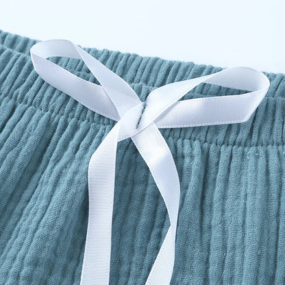Ensemble de vêtements d'été pour nouveau-né fille, haut sans manches à volants en coton uni, pantalon court, 2 pièces