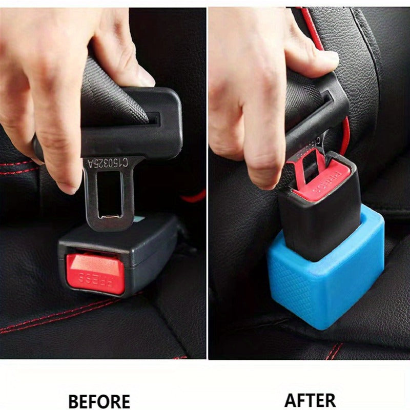 1PC Buckle Up Car Seatbelt Guard Seat Belt Holder Durable Silicone Material Car Accessories Safety Cover Suitable For Kids