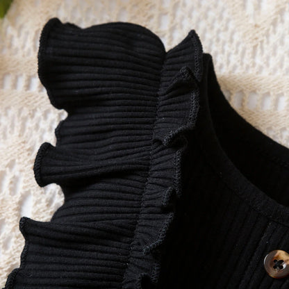Robes d'été à pois pour filles, style coréen, jolies robes superposées, sans manches, décontractées, pour enfants de 2, 4 et 6 ans