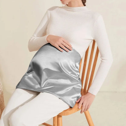 30x50cm Anti Radiation Clothes Maternity Tops 5G EMF WiFi RFID Protect Pregnancy Tunic Silver Fabric Shield Tank Apron Gift