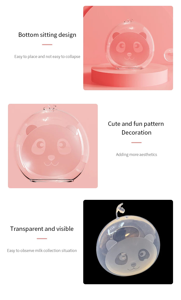 1 housse de tire-lait portable et dissimulée, mains libres, en silicone transparent, pour les mères qui allaitent, pratique