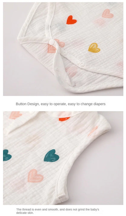 Pyjama d'été pour bébé, combinaison mignonne avec ours et lapin, motif dessin animé, pour garçons et filles, vêtements de nuit fins pour nouveau-nés