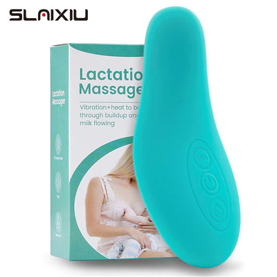 Masseur d'allaitement chauffant pour l'allaitement, l'allaitement, le pompage du lait, les canaux obstrués, la mastite, l'engorgement et l'écoulement du lait