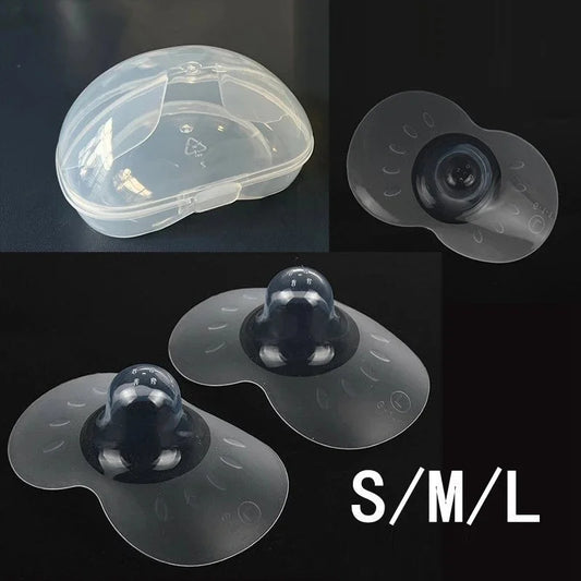 Lot de 2 protège-mamelons d'allaitement en silicone souple