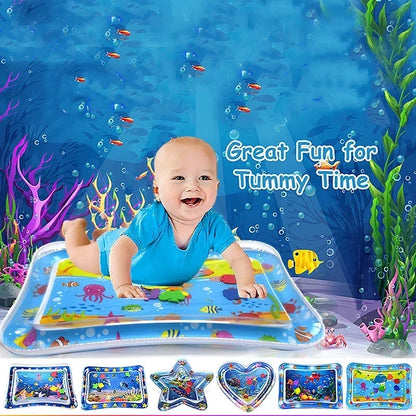 Summer Inflatable Water Mat PVC Playmat Toddler Activity Play Center Water Mat for Babies Early Education Developing Summer Toy