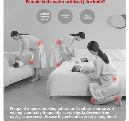 Baby Multifunctional Nursing Table, Foldable Diaper Table, Baby Bathing and Touching Table, Newborn Baby Diaper Changing Table