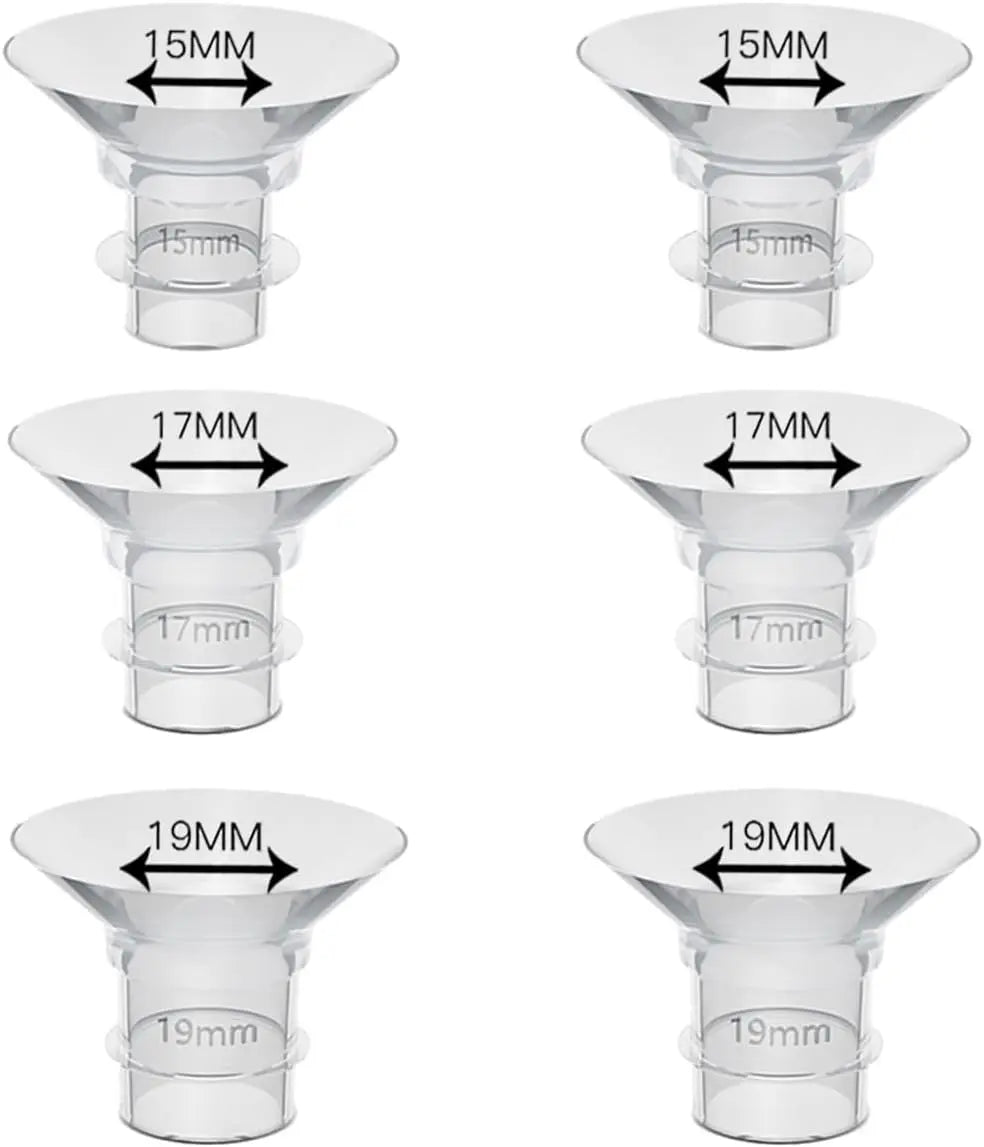 Inserts de bride pour tire-lait portable 10 pièces 13/15/17/19/21 mm, compatibles avec S9/S10/S12, etc. 24 mm, insert de bride pour tire-lait