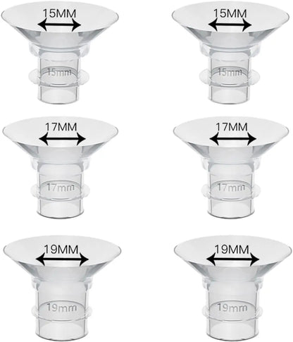 Inserts de bride pour tire-lait portable 10 pièces 13/15/17/19/21 mm, compatibles avec S9/S10/S12, etc. 24 mm, insert de bride pour tire-lait