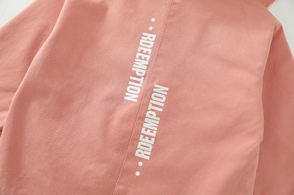 Veste bébé bébé fille coupe-vent printemps et automne nouvelle veste à capuche double face à pois pour enfants veste bébé garçon