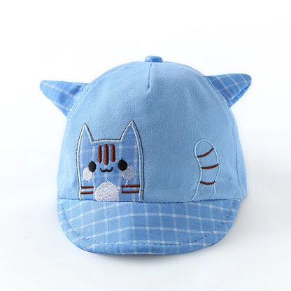 Cute Dinosaur Baby Bucket Hat Summer Newborn Baseball Cap Outdoor Beach Kids Baby Boy Girl Cartoon Bear Sun Hats Bonnets