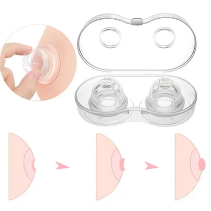 Correcteur de mamelon en silicone souple, aspirateur de mamelon, extracteur de mamelon, rétraction plate inversée, traitement de mamelon, redressement