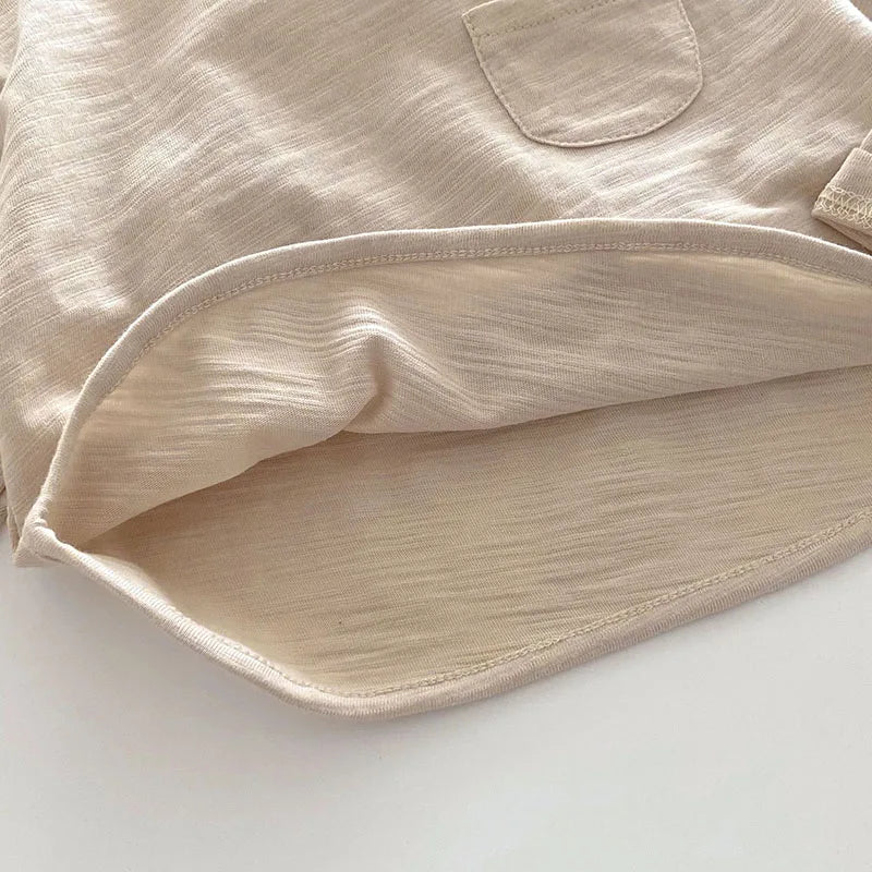 MILANCEL – Chemisier d'automne pour enfants, joli maillot de corps uni pour filles et garçons