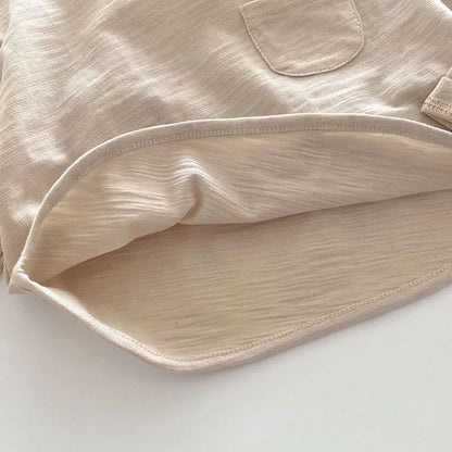 MILANCEL – Chemisier d'automne pour enfants, joli maillot de corps uni pour filles et garçons