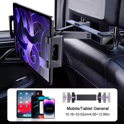 Kids Rear Seat Ipad Holder Car Seat Back Storage Hook for Phone Ipad Support Travel Child Baby Watching Cartoon Headrest Bracket