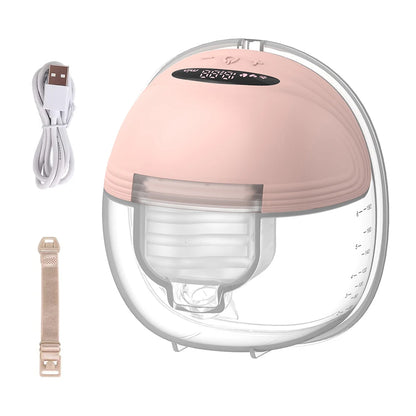 Tire-lait portable, écran intelligent, conception anti-fuite, mains libres, double, électrique, portable, avec 3 modes, 12 niveaux, avec bride de 24 mm