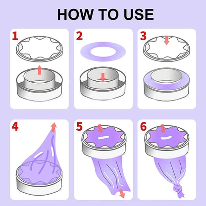 1/5/10Pcs Garbage Bags Diaper Pail Refills Bags For Tommee Tippee Sangenic Simplee or Twist&click For Angelcare For Genie Trash