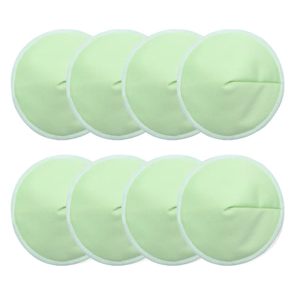 Lot de 8 coussinets d'allaitement bio lavables et réutilisables
