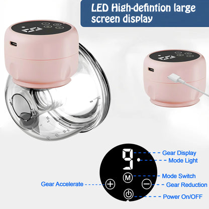1 tire-lait portable mains libres électrique entièrement automatique intégré tire-lait portable allaitement indolore