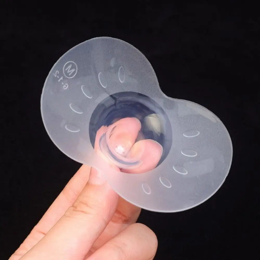 Lot de 2 protège-tétons en silicone ultra-fins en forme de papillon, anti-morsures, fournitures d'allaitement