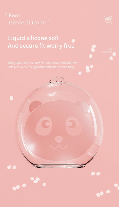 1 housse de tire-lait portable et dissimulée, mains libres, en silicone transparent, pour les mères qui allaitent, pratique