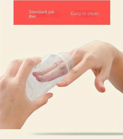 Tire-lait manuel original en silicone PP sans BPA avec biberon et tétine pour femme