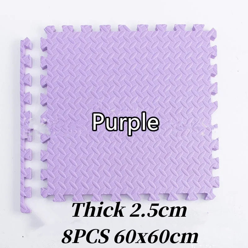 60x60cm Tatame Baby Play Mat Activities Mat for Baby Play Mat 8PCS Baby Game Mat Puzzle Mat Play Mats Baby Mat Baby's Floor Mat