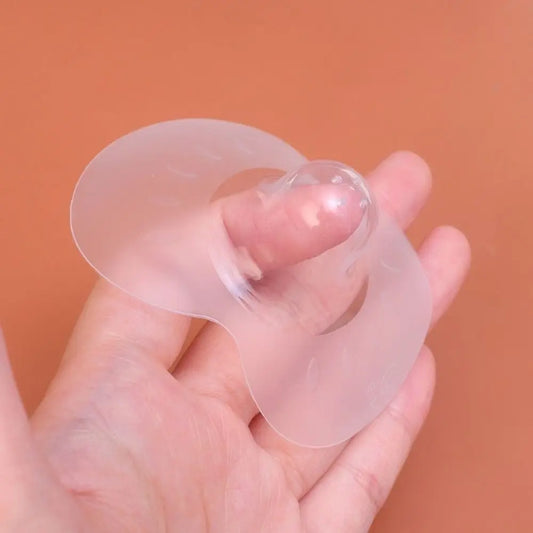 Lot de 2 protège-tétons en silicone ultra-fins en forme de papillon, anti-morsures, fournitures d'allaitement