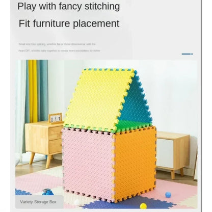 30×30x1.0cm Anti-slip Thickening Puzzle Mat Carpet for Baby Children's Room Game Playing Activity & Livingroom & Bedroom
