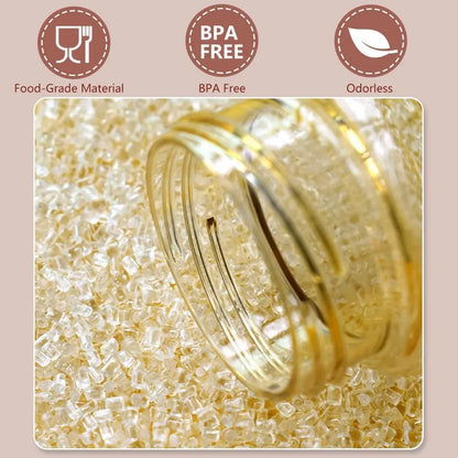 Bouteilles de collecte pour tire-lait Spectra S2/S1/9 Plus, bouteilles réutilisables de 180 ml avec collier et disque d'étanchéité