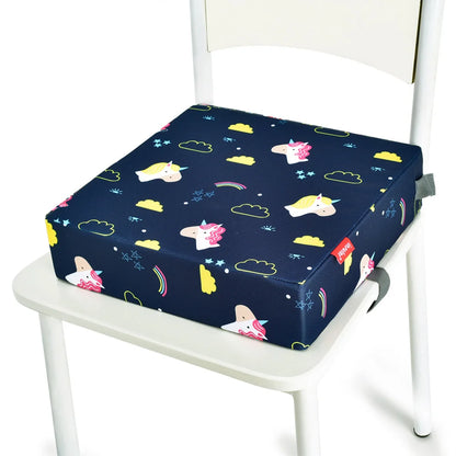 Children Increased Chair Pad Adjustable Baby Furniture Booster Seat Portable Kids Dining Heighten Cushion Pram Chair Removable