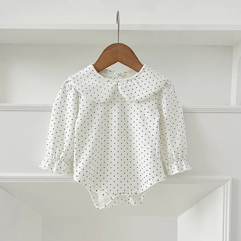 Barboteuse pour bébé fille, barboteuse à volants, col à volants, motif floral, vêtements de princesse pour nouveau-né