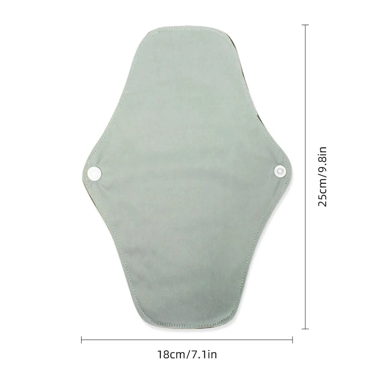 Lot de 2 serviettes hygiéniques en tissu de bambou réutilisables et lavables pour femmes, pour l'allaitement post-partum