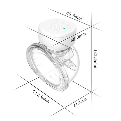 Tire-lait électrique mains libres, silencieux et invisible, extracteur de lait portable, 3 modes, collecteur de lait d'allaitement