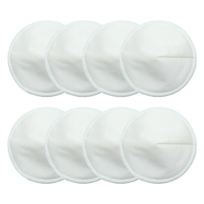 Lot de 8 coussinets d'allaitement bio lavables et réutilisables